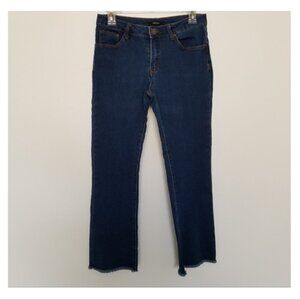 Forever 21 Mid rise skinny stretch flared jeans